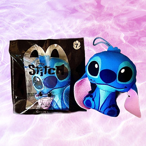 Disney Stitch 2022 McDonald’s {#7: Sittin Stitch} Mini Plushie NWT - Picture 2 of 2